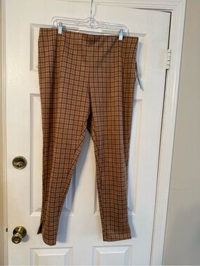 Zac & Rachel Brown Dress Stretch Pants
